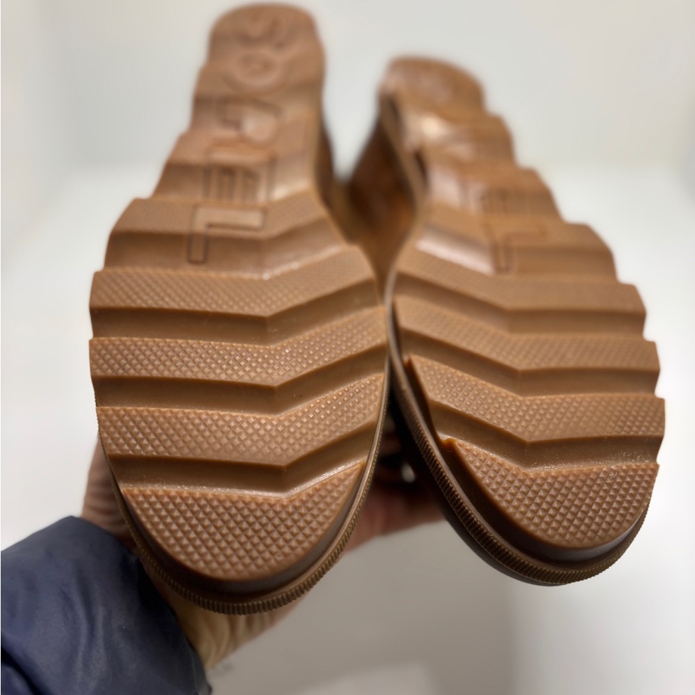 Sorel NL3022 Leather Chelsea Boots Brown Waterproof Lug Sole Women’s 10.5 - Picture 9 of 15